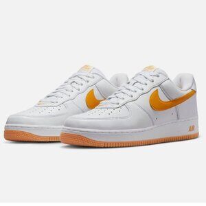 Nike Air Force 1 Low Retro - White/University Gold - Unisex W 8 / M 6.5 - NWOT